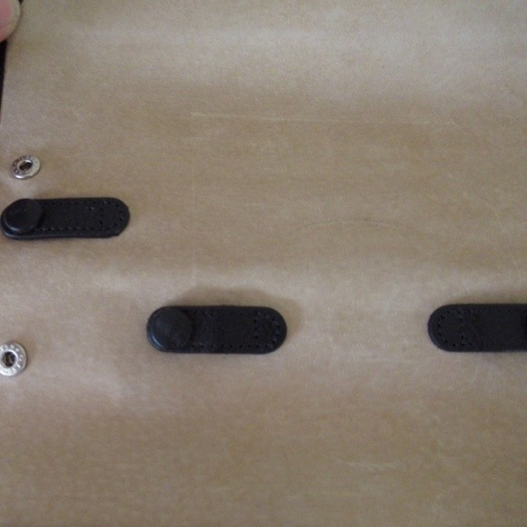 Graphic Image Travel Jewelry Roll-up Case Black Leather - Picture 4 of 9